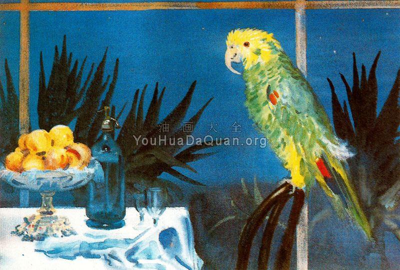 Still Life with Parrot - 豪尔赫·阿珀利
